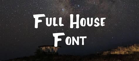 Full House Font Free Download