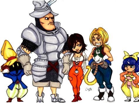 Final Fantasy IX cast - set 1 by Kaysa on DeviantArt