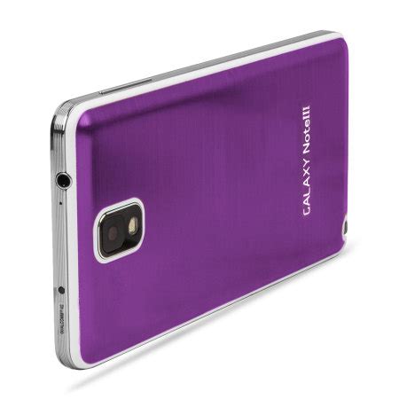 Metal Replacement Back for Samsung Galaxy Note 3 - Purple