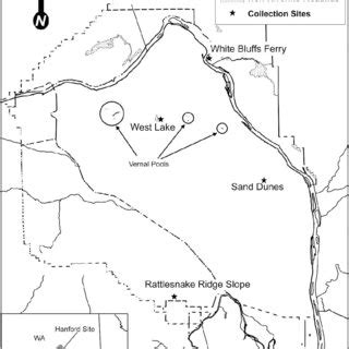 Map of the Hanford Site (including the Hanford Reach National Monument ...