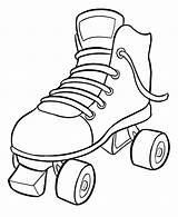 Roller Skate coloring pages  ColoringLib sketch template