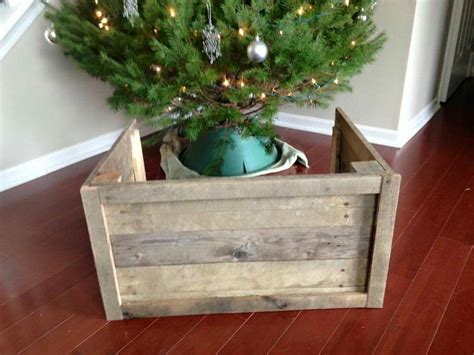 My tree cover box | Christmas tree box, Christmas tree base cover, Christmas tree box stand