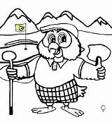 Golf Coloring Page  Home sketch template