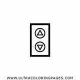 Elevator Button Coloring Pages For Kids  Free sketch template