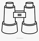 Binoculars Coloring Page  Colouring HD Png Download kindpng sketch template