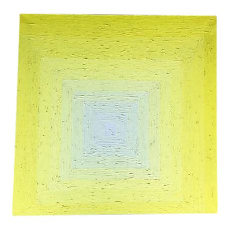 1970s Vintage Abstract Yellow Painting on Chairish.com | Painting ...