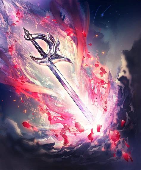 Card: Blade of Light Fantasy Sword, Fantasy Warrior, Fantasy Weapons, Fantasy Art, Ninja Weapons ...