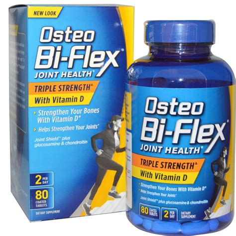 Osteo Bi-Flex, Joint Health, Triple Strength + Vitamin D, 80 Coated Tablets | Joint health ...