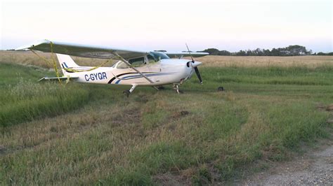 Small plane makes emergency landing in field near Regina | CTV News