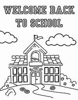 Welcome Back Coloring Pages sketch template