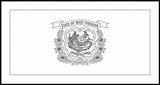 West Virginia Flag Coloring Page – State Drawing Flags Web sketch template