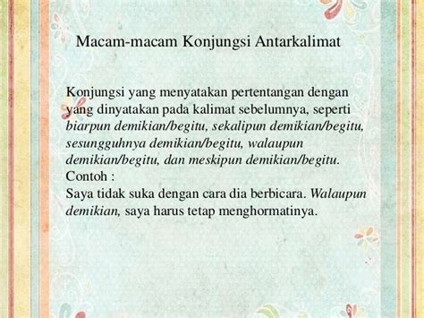 Contoh Kalimat Konjungsi Antarkalimat - Contoh Resource