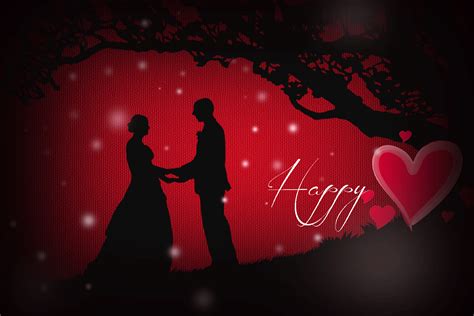 Couple Silhouette - Happy Valentine's Day Gif Pictures, Photos, and ...