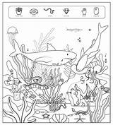 Easy Hidden Pictures Printables sketch template