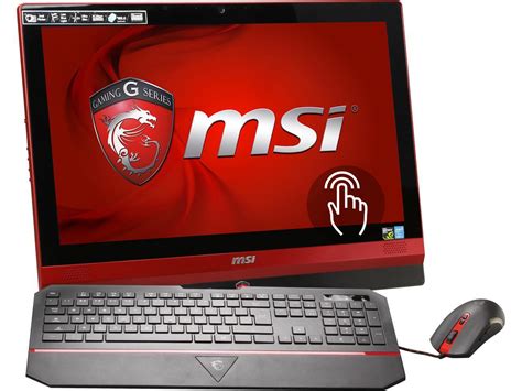 MSI All-in-One PC AG240 2PE-003US (9S6-AE6711-003) Intel Core i7-4700MQ 16GB DDR3 1TB HDD 128 GB ...