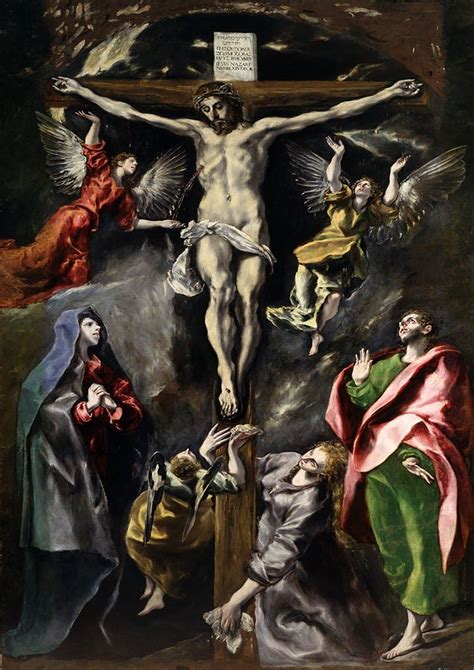 Amazon.de: EL Greco: Die Kreuzigung/Christus am Kreuz. Fine Art Print ...