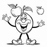 Clown apple Juggling coloring Page Lulu Pages sketch template