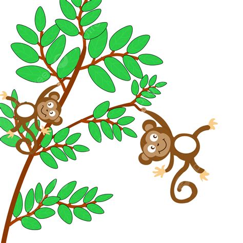 Monkey Climbing Tree Clipart PNG Images, Monkeys Climb Trees, Monkey, Tree Climbing, Tree PNG ...