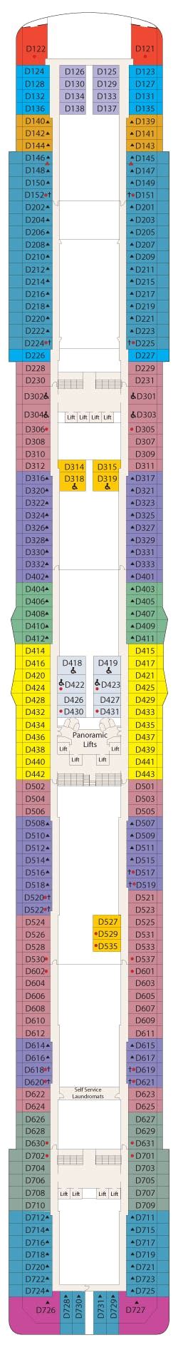 Discovery Princess deck plans - Cruiseline.com