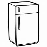Premium Vector  Refrigerator Outline coloring Book Page Line Art drawing sketch template