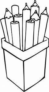Pencil Holder Desk Organizer Coloring Page  Pages Preschool sketch template