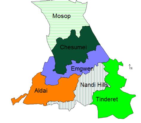 List of Sub Counties in Nandi County | Bizhack Kenya