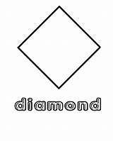 Diamond Shape Coloring Sheet Pages sketch template