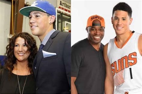 Who are Devin Booker's parents, Veronica Gutierrez and Melvin Booker?