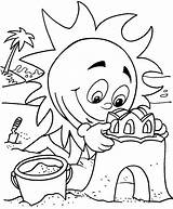 Free Printable Summer Coloring Sheets sketch template
