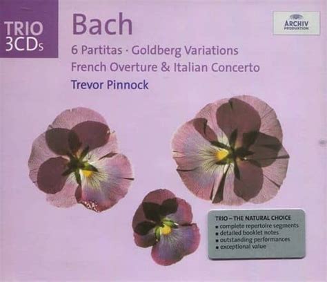 駿河屋 - TREVOR PINNOCK(harpsichord) / J.S.BACH：6 PARTITAS・GOLDBERG VARIATIONS FRENCH OVERTURE ...