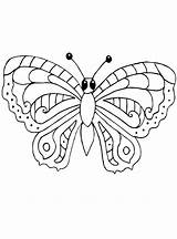 Kleurplaat Vlinder Schmetterling Mariposa Sommerfugl Colorare Farfalla  sketch template