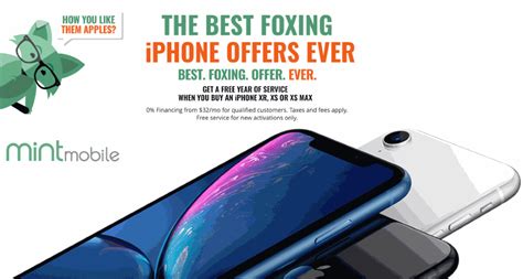 Mint Mobile Is Offering A Free Year Of Service With The Purchase Of An iPhone XR, XS Or XS Max