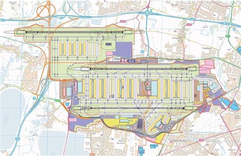 Heathrow 3rd Runway Map