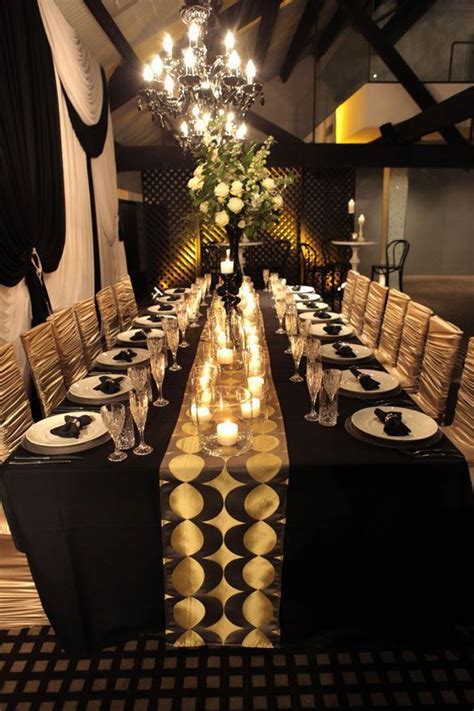 Black and gold wedding inspiration #receptiondecor #goldweddings | Black gold wedding, Gold ...