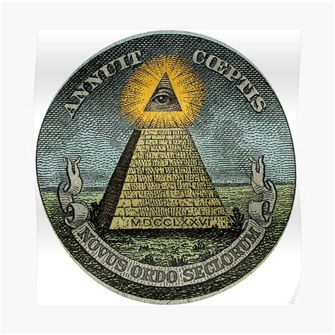 Illuminati Conspiracy Eye Triangle Vintage Posters | Redbubble