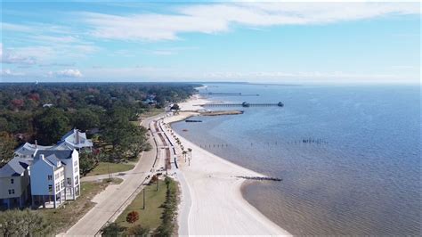 Front Beach in Ocean Springs, Mississippi - YouTube