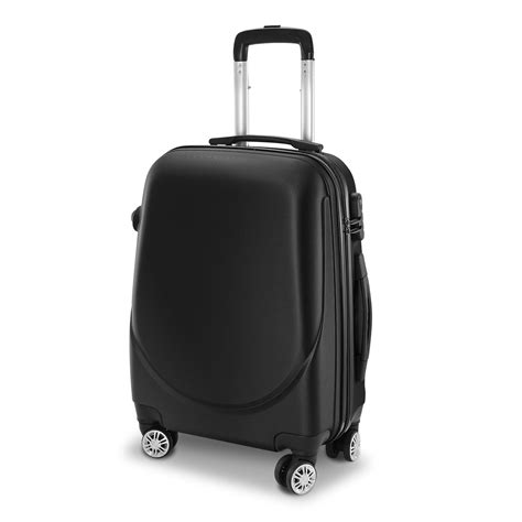 iMounTEK - (Black) 20 Inch Hardside Spinner Luggage Hard Shell Travel ...
