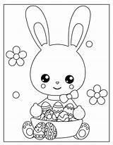 Free Printable Cute Easter Coloring Pages sketch template