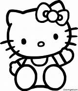 Hello Kitty Coloring Pages 91 Free Printables  ColoringAll sketch template