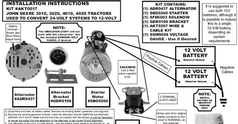 John deere alternator wiring diagram