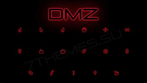 Dmz Neon Cursor Pack (4 Colors)