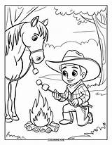 100  Western Coloring Pages For Kids & Adults Free Printable PDFs sketch template