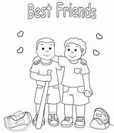 Best Friends Coloring Pages  Free Printable For Kids sketch template
