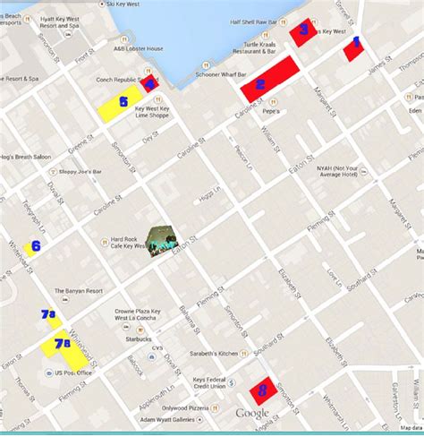 Key West Parking Map | Cities And Towns Map