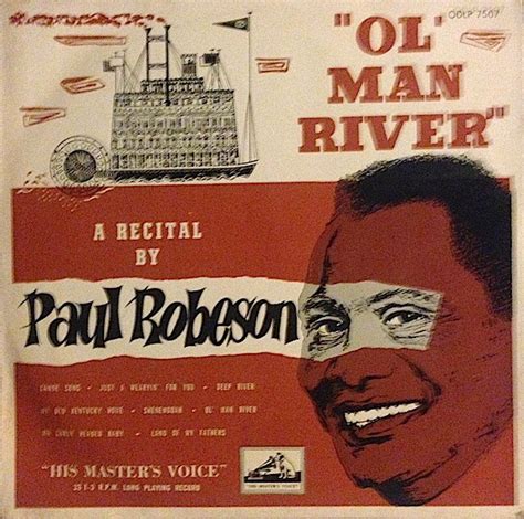 Paul Robeson – "Ol' Man River" A Recital By Paul Robeson (Vinyl) - Discogs