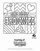 Girl Scout Brownie Coloring Pages Sketch Page sketch template