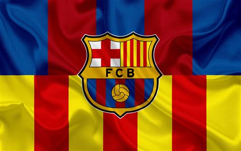 Logo, FC Barcelona, 4K, Soccer HD Wallpaper