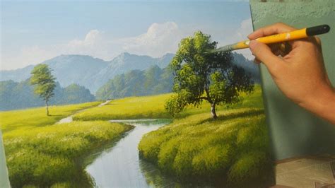 Acrylic Landscape Painting Lesson - Painting Art - Painting Art