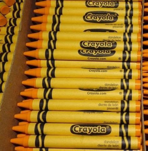 RETIRED" Color - Crayola Dandelion Crayons - "10 Pack | Dandelion yellow, Crayola, Crayon