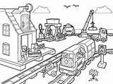 Lego City Train Coloring Pages  Super coloring sketch template